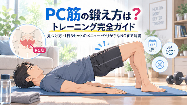 PC筋の鍛え方は？トレーニング完全ガイド｜見つけ方・1日3セットのメニュー・やりがちなNGまで解説